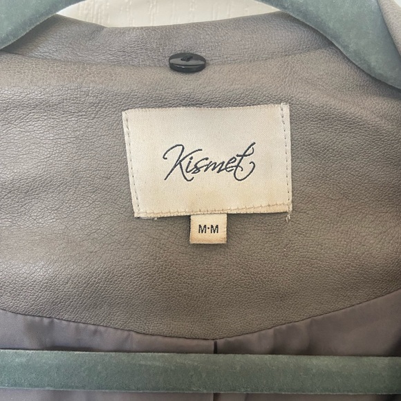 Grey pleather jacket - Picture 3 of 4